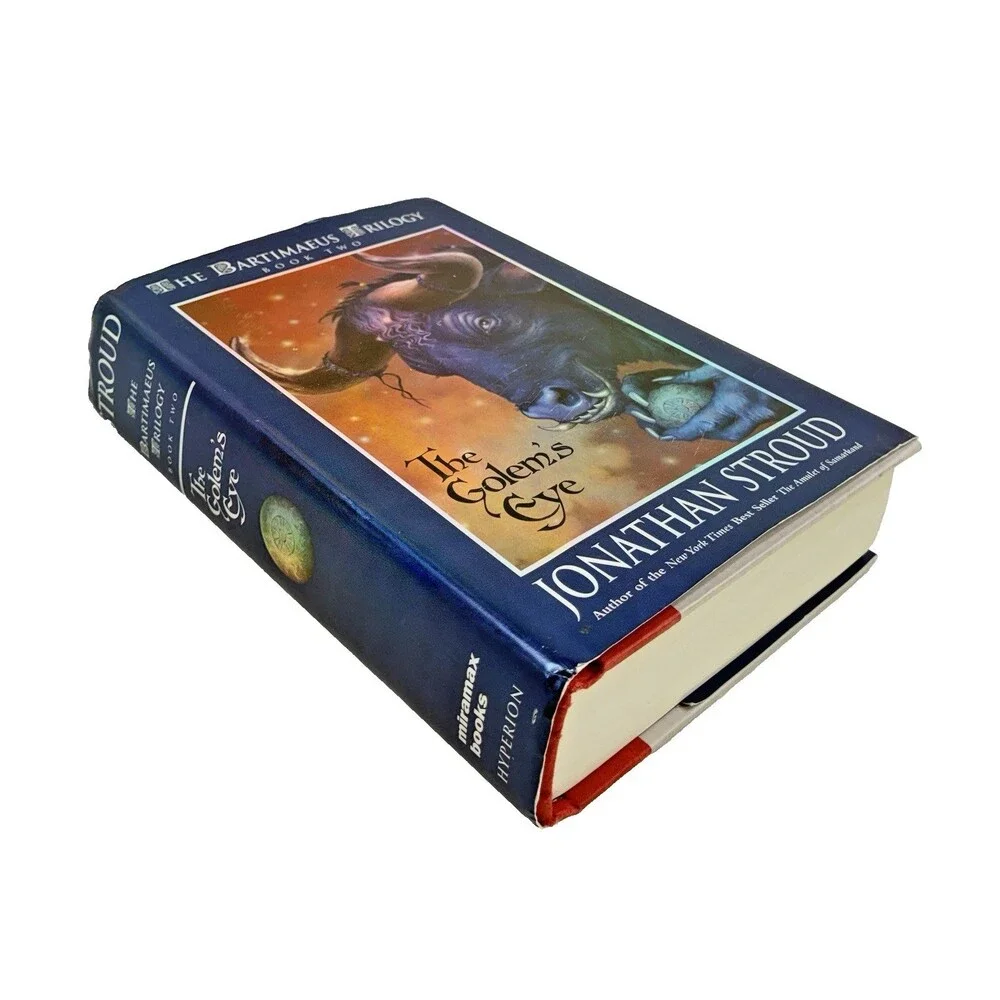Golem's Eye by Jonathan Stroud Vintage 2004 First US Edition Hardback